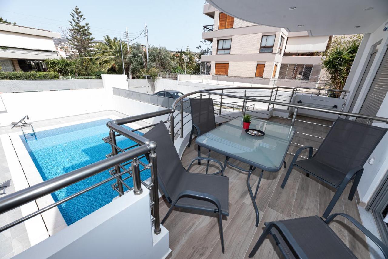 Design Apartment With Swimming Pool Near The Beach Афины Экстерьер фото